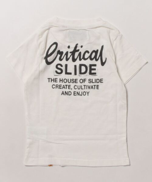 「TCSS」 「critical slide」「KIDS」半袖Tシャツ 14 ブラウン キッズ_画像2