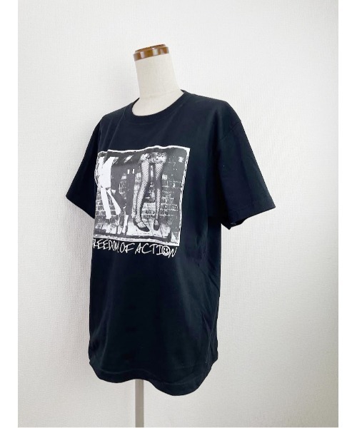 「WORLD WIDE LOVE!」 半袖Tシャツ 1 ブラック レディース_画像6
