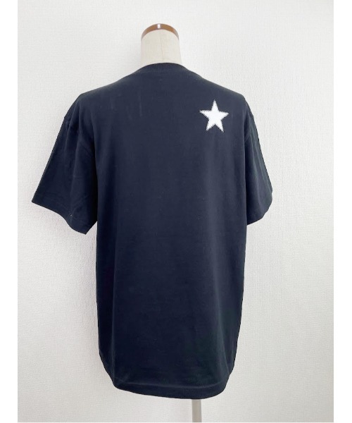 「WORLD WIDE LOVE!」 半袖Tシャツ 1 ブラック レディース_画像7