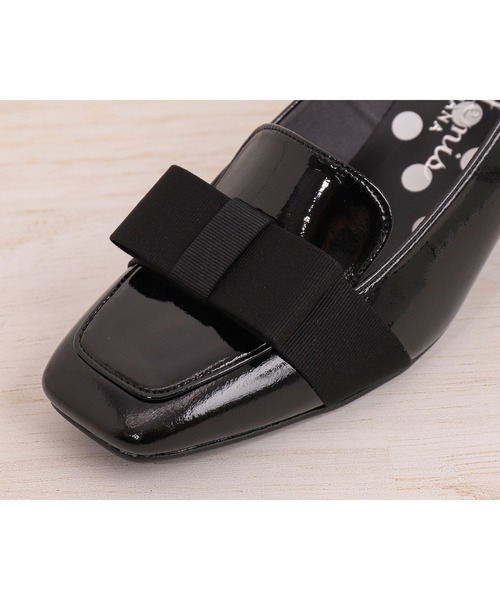 「artemis by DIANA」 パンプス 22.0cm クリアブラック レディース_画像7