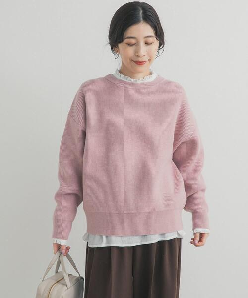 【NEW】アーバンリサーチ ドアーズ（URBAN RESEARCH DOORS）/ピンタックフリルスタンドカラーブラウス URBAN RESEARCH DOORS（アーバンリサーチドアーズ） ブラウス シャツ