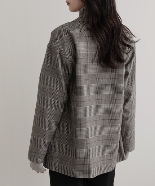 sk8Dime チェック柄ジャケット ジャケット テーラードジャケット チェック柄Wテーラードジャケット