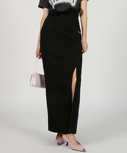 「PRANK PROJECT」 タイトスカート 36 ベージュ レディース_画像2