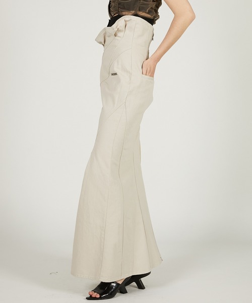 「PRANK PROJECT」 タイトスカート 36 ベージュ レディース_画像5