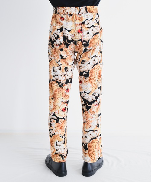 「NEONSIGN」 イージーパンツ 44 オレンジ メンズ_画像9