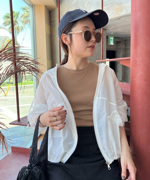 「Shelly island」 ブルゾン FREE ベージュ レディース_画像4