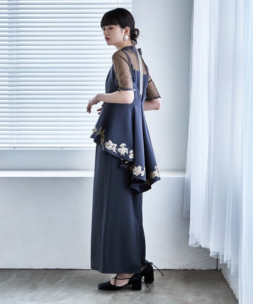 etoll.（エトル） コンビワンピース M ブラック レディース : ZOZOTOWN