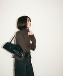 ボストンバッグ 合皮ミニボストンバッグ/ロゴプ...の詳細画像4