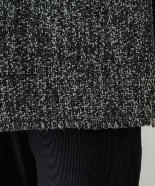 「LOUNGEDRESS」 ツイードジャケット FREE ブラック レディース_画像5