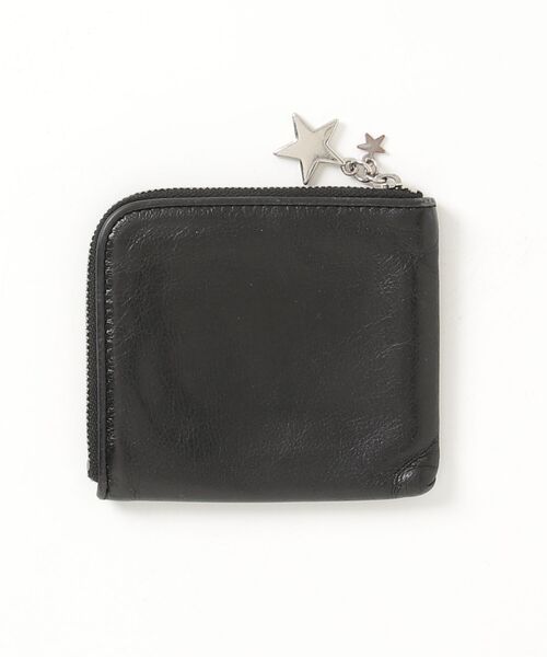 「agnes b.」 刺繍財布 - ブラック レディース_画像2