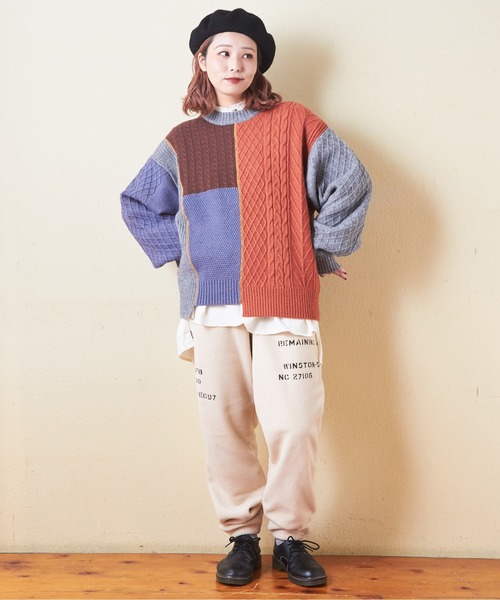 「CUBE SUGAR」 スウェットパンツ M ブラック レディース_画像4