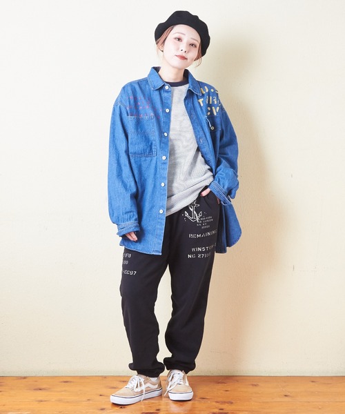 「CUBE SUGAR」 スウェットパンツ M ブラック レディース_画像8