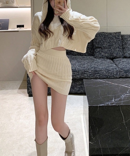 「Jasmine Grandiflorum」 セットアップ FREE グレー レディース_画像7