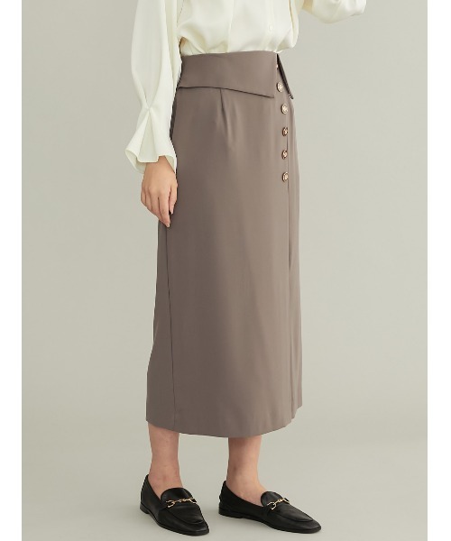 「TONAL」 スカート 38 ネイビー レディース_画像5