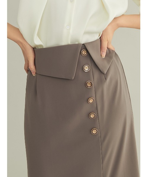 「TONAL」 スカート 38 ネイビー レディース_画像9