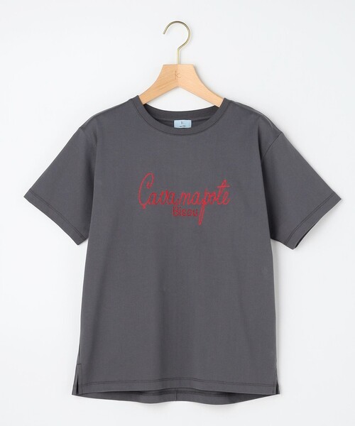 組曲（KUMIKYOKU） tシャツ ロゴ刺繍 Tシャツ レディース : ZOZOTOWN