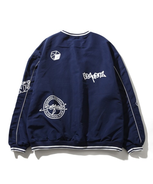 「SEQUENZ」 長袖Tシャツ M ブラック メンズ_画像7