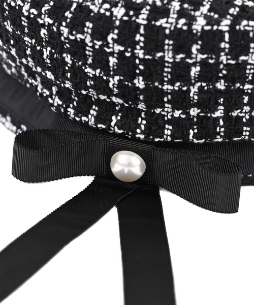 「Narcissus」 ベレー帽 FREE ブラック レディース_画像5