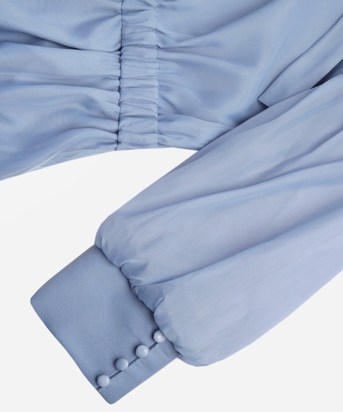 「DRESS PLUS」 7分袖ワンピース L ピンク レディース_画像7