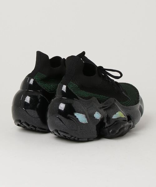 「grounds」 ローカットスニーカー 43 ブラック レディース_画像2