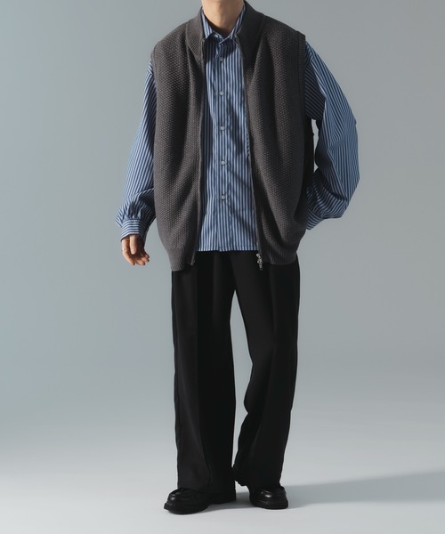 「epnok」 スラックス LARGE オフホワイト メンズ_画像3