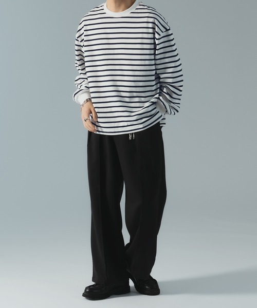 「epnok」 スラックス LARGE オフホワイト メンズ_画像5