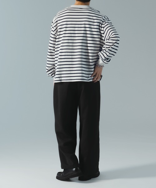 「epnok」 スラックス LARGE オフホワイト メンズ_画像7