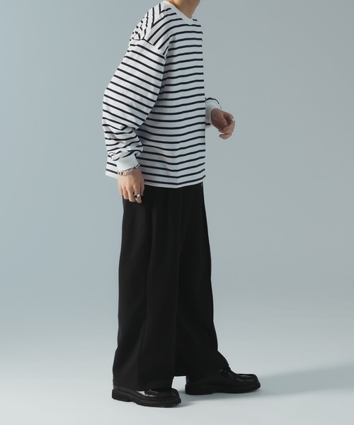 「epnok」 スラックス LARGE オフホワイト メンズ_画像8