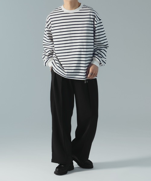 「epnok」 スラックス LARGE オフホワイト メンズ_画像9