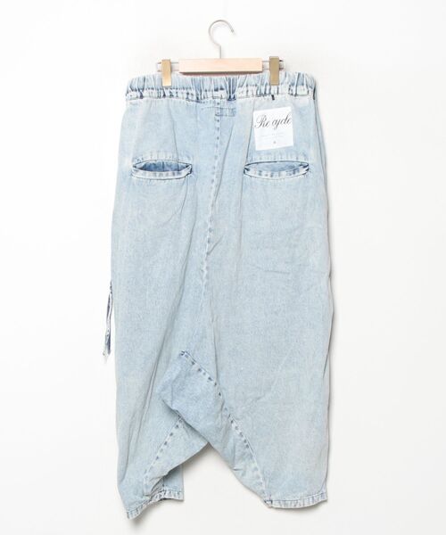 「rovtski」 サルエルデニムパンツ FREE インディゴブルー メンズ_画像2