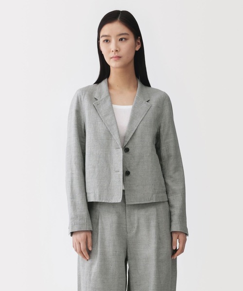 MUJI Labo コート アウター 「MUJI Labo」婦人 リネンコットン