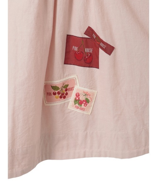 PINK HOUSE（ピンクハウス） ブラウス シャツ ネームワッペン使い