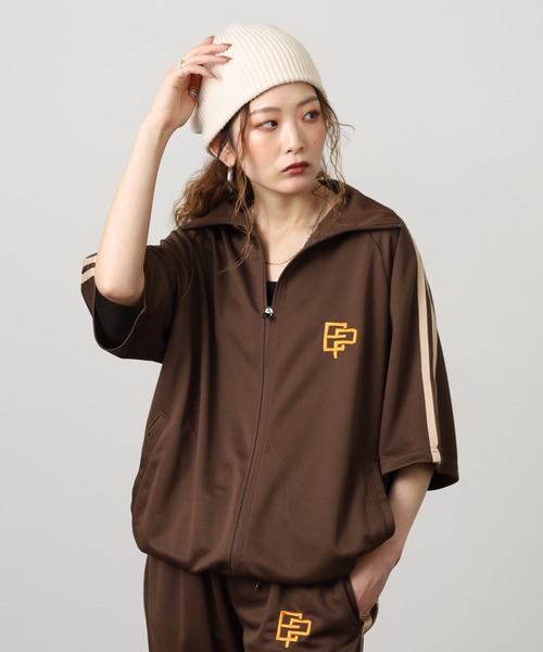 FUNALIVE（ファンアライブ） tシャツ ハイネック ロゴ 5分袖 トラック