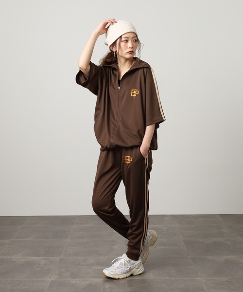 FUNALIVE（ファンアライブ） tシャツ ハイネック ロゴ 5分袖 トラック