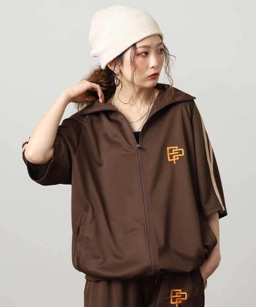 FUNALIVE（ファンアライブ） tシャツ ハイネック ロゴ 5分袖 トラック