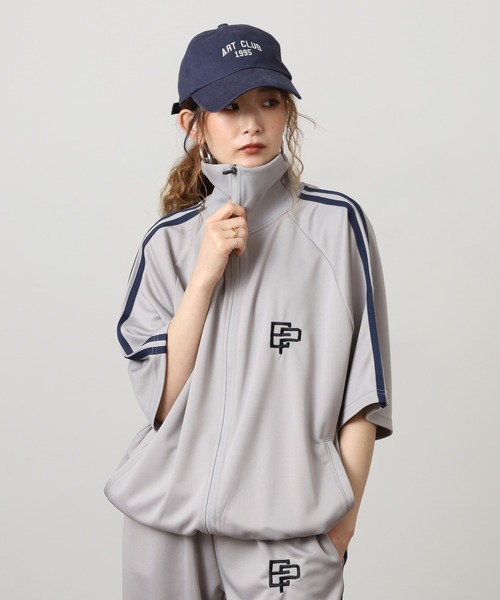 FUNALIVE（ファンアライブ） tシャツ ハイネック ロゴ 5分袖 トラック