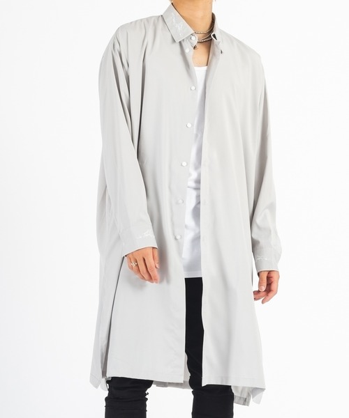 「REGIEVO」 長袖シャツ MEDIUM ブラック メンズ_画像2