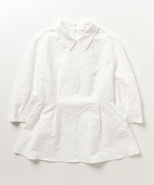 「Demi-Luxe BEAMS」 7分袖チュニック 38 ブラック レディース_画像2