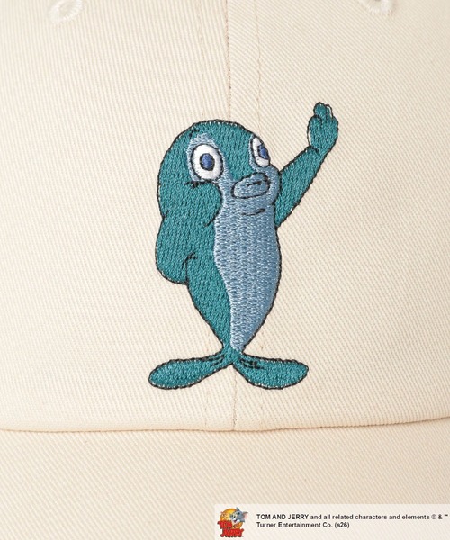 トムとジェリー　ニコアンドコラボ　コラボキャップ　帽子　魚　即完売品 niko and…（ニコアンド） キャップ 帽子 「トムとジェリー」コラボ