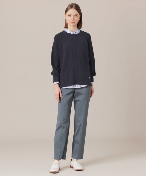 「MACKINTOSH LONDON」 長袖ニット 38 ネイビー レディース_画像3