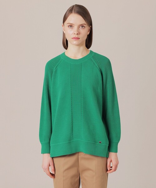 「MACKINTOSH LONDON」 長袖ニット 38 ネイビー レディース_画像6