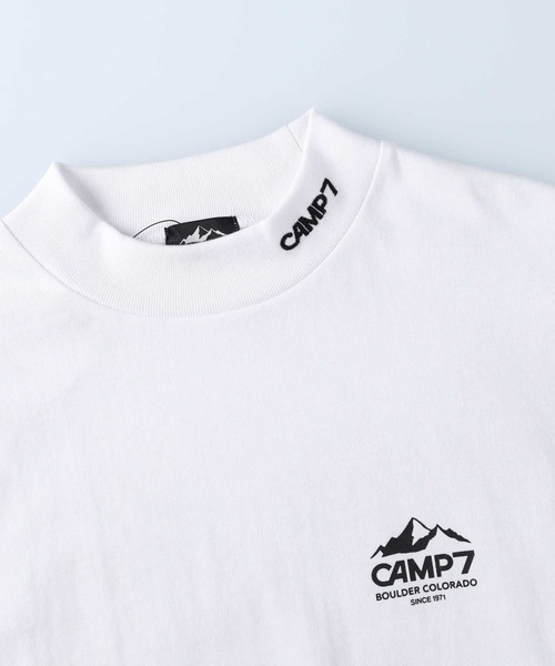 「CAMP7」 長袖Tシャツ M ホワイト メンズ_画像3