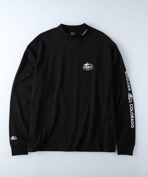 「CAMP7」 長袖Tシャツ M ホワイト メンズ_画像8