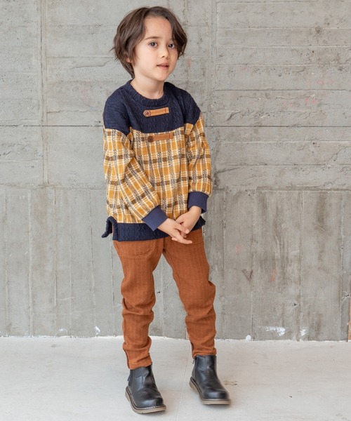 「RAGMART」 「KIDS」長袖カットソー 100cm イエロー キッズ_画像4