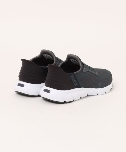 「PUMA」 ローカットスニーカー 24.5cm ブラック×ホワイト メンズ_画像2