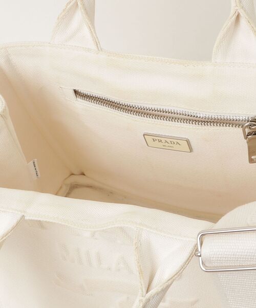 PRADA（プラダ） カナパ 2WAYバッグ - ホワイト レディース : ZOZOTOWN