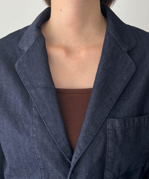 「CANAL JEAN」 オールインワン 36 インディゴブルー レディースの画像