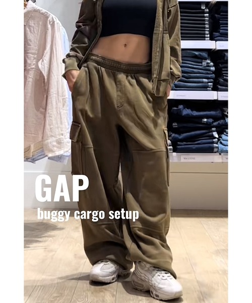 「GAP」 カーゴパンツ X-SMALL ブラウン メンズ_画像9