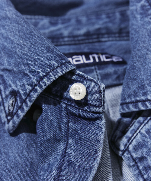 NAUTICA（ノーティカ） シャツ ヴィンテージライク デニム BDシャツ