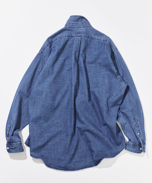 一点物！！【nautica ノーティカ】ヴィンテージタイダイラガーシャツ y2k NAUTICA（ノーティカ） シャツ ヴィンテージライク デニム BDシャツ